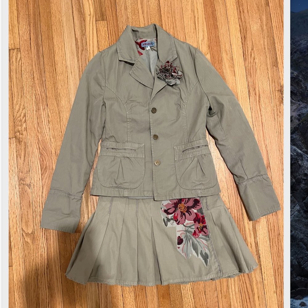 Kenzo Skirt and Blazer Set